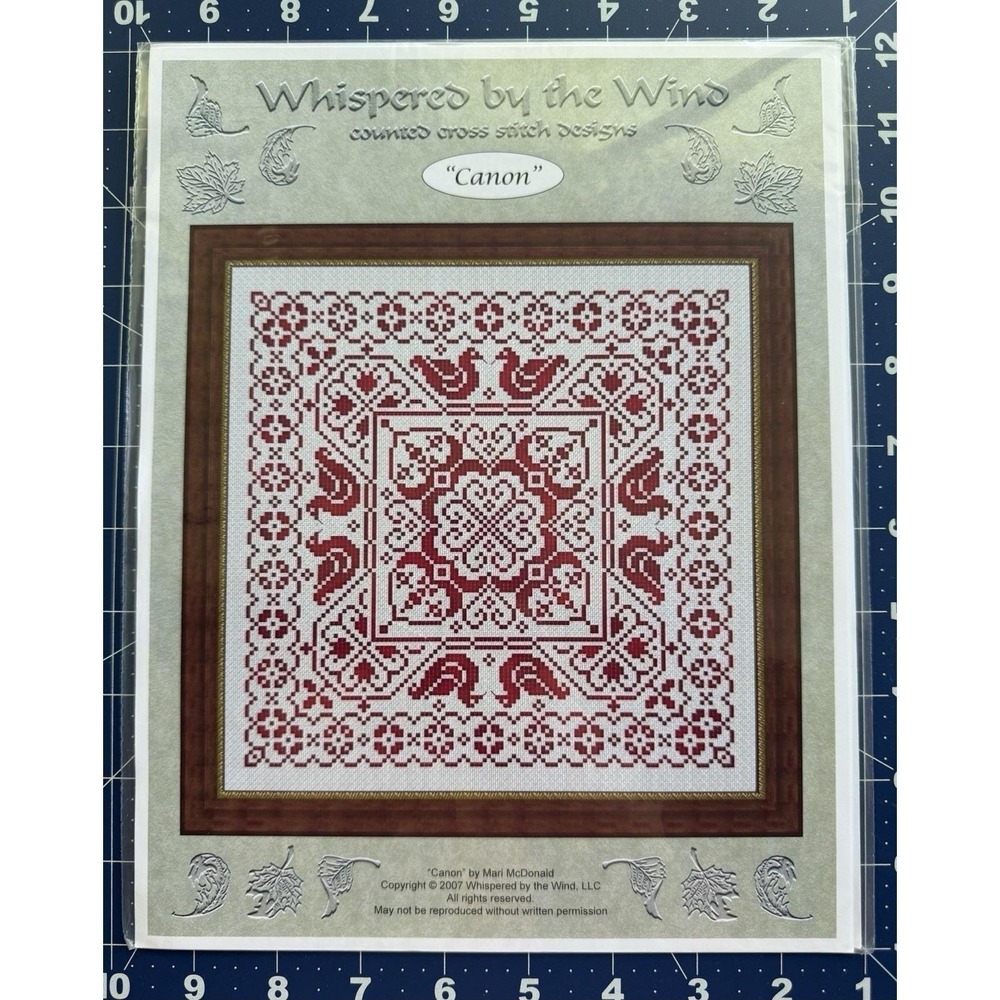 CANON Whispered By The Wind Counted Cross Stitch Pattern By Mari McDonald